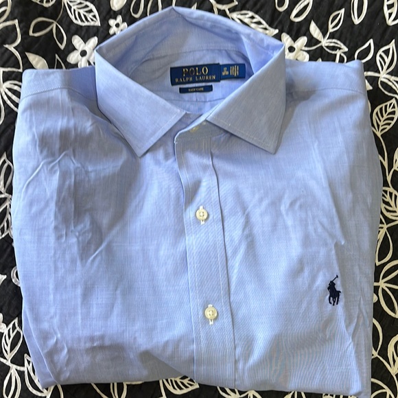 Polo Ralph Lauren Other - (241)New Mens long sleeve casual shirt by Polo Ralph Lauren. Size 17-32/33. Blue